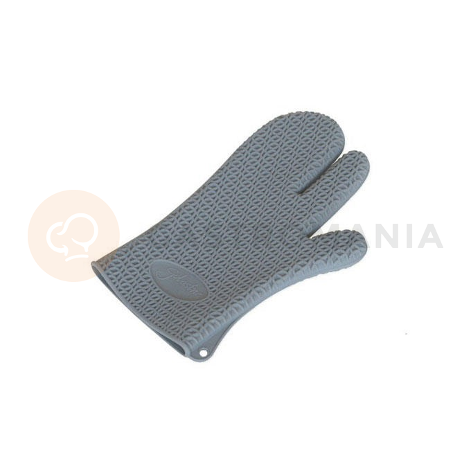 Rękawica silikonowa - szara, 285x168x20 mm | SILIKOMART, Glove Round Stitch