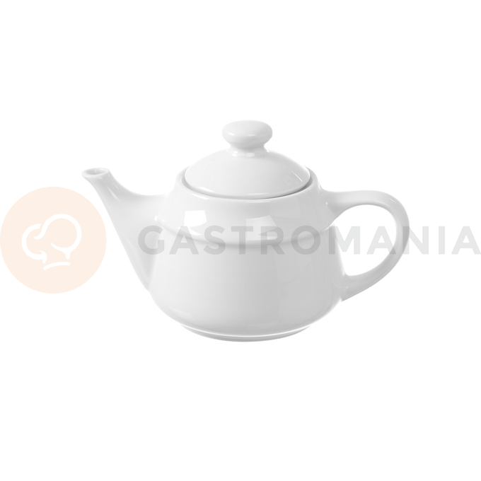 Dzbanek do herbaty z białej porcelany 0,5 l | FINEDINE, Bianco