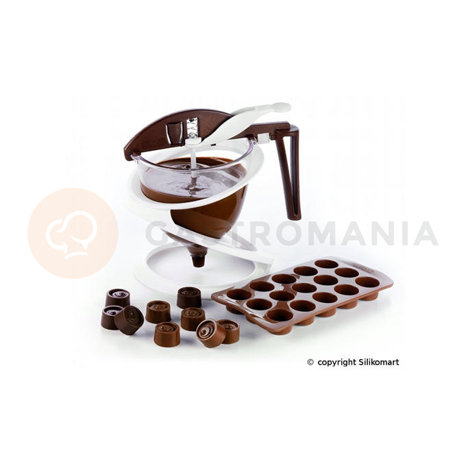 Dozownik do czekolady i polew - 130x140 mm | SILIKOMART, Funnel Choc