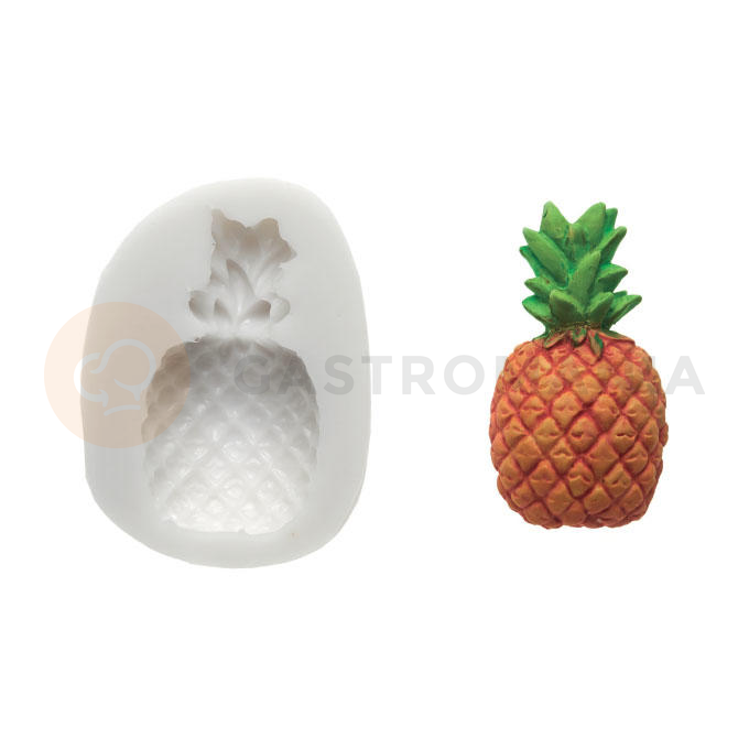 Forma do masy cukrowej SLK 056 - ananas, 70x40 mm | SILIKOMART, Sugarflex Pineapple