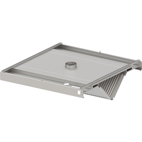 Wyciągowy okap centralny - skośny 5000x1500x450 mm | STALGAST, 9821115500