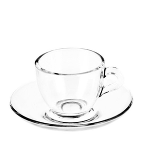 Szklana filiżanka do espresso 90 ml - komplet 6 szt. | PASABAHCE, Basic