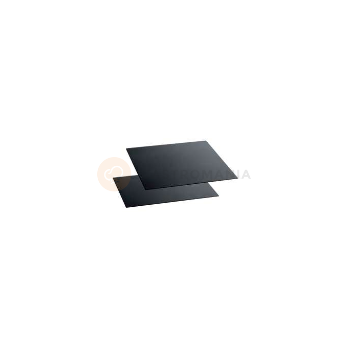 Czarna utwardzona płyta bufetowa 50 x 34 cm | ZIEHER, Solid