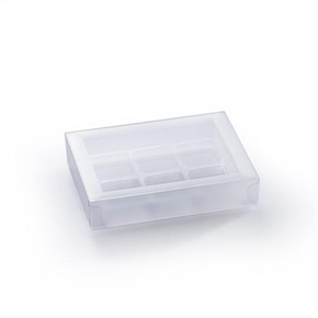 Opakowanie plastikowe do pralin i czekoladek - 100x115x23 mm, 6 wgłębień 32x27 mm - MSC201 | MARTELLATO, Packaging