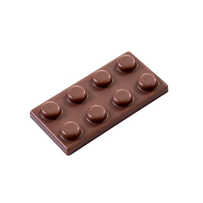 Forma z poliwęglanu do czekoladek prostokątnych - klocek, 20 szt. x 4g, 45x23x6 mm - MA6005 | MARTELLATO, Napolitain