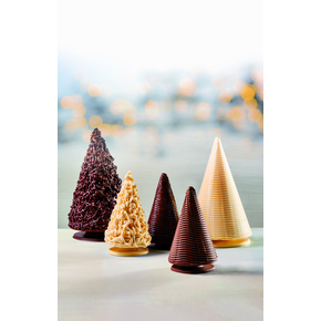 Forma termoformowana do czekolady - Mała Choinka 3D - 20CO01 | MARTELLATO, Christmas Cone