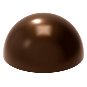 Forma z poliwęglanu do czekoladek półkulistych - 2 półkule x 90 g, 100 mm - MA5002 | MARTELLATO, Semisphere