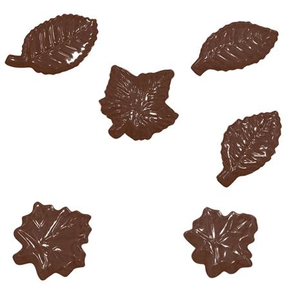 Forma termoformowana do czekoladek - Liście, 7 szt. - 90-13064 | MARTELLATO, Choco Light