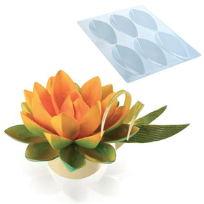 Forma termoformowana do czekoladek - Płatek Kwiatu, 105x50x25 mm - 20-1010 | MARTELLATO, Choco Light