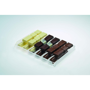 Tacka do ekspozycji pralin i czekoladek z plexi - 17x23x2 cm - VP01106 | MARTELLATO, Plexiglass Display