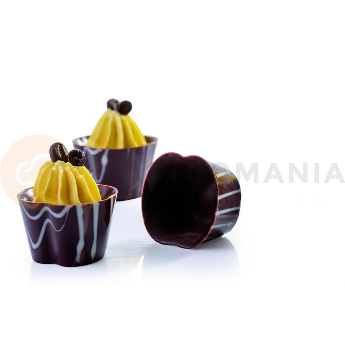 Forma z poliwęglanu do korpusów czekoladowych - 24 szt., 33x33x23 mm - 20GU004 | MARTELLATO, Mini Choco Fill