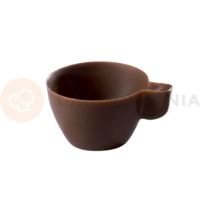 Forma z poliwęglanu do korpusów czekoladowych - Filiżanka mała, 7 szt. x 17g, 47x59x30 mm - MA1953 | MARTELLATO, Coffee Time