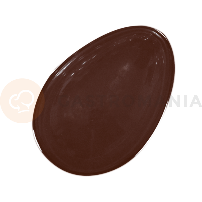 Forma z poliwęglanu na połowę jajka czekoladowego - 1 szt., 220x160x85 mm - SM4000 | MARTELLATO, Smooth Half Egg