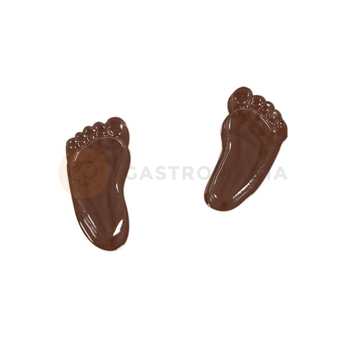 Forma termoformowana do czekoladek - Stopy - 90-15303 | MARTELLATO, Choco Light