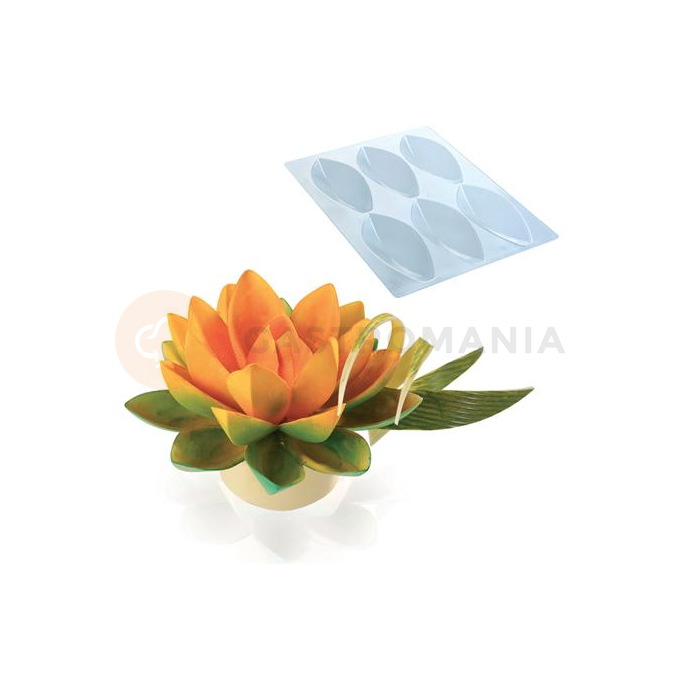 Forma termoformowana do czekoladek - Płatek Kwiatu, 80x35x18 mm - 20-1011 | MARTELLATO, Choco Light