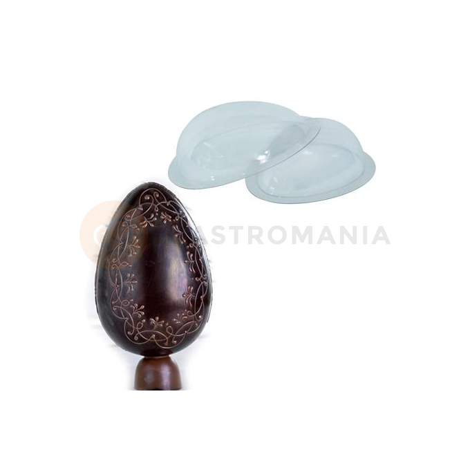 Forma na połowę jajka czekoladowego z PETG - 1,5-2 kg, 325x240 mm - SUT34X25 | MARTELLATO, Eggs Moulds