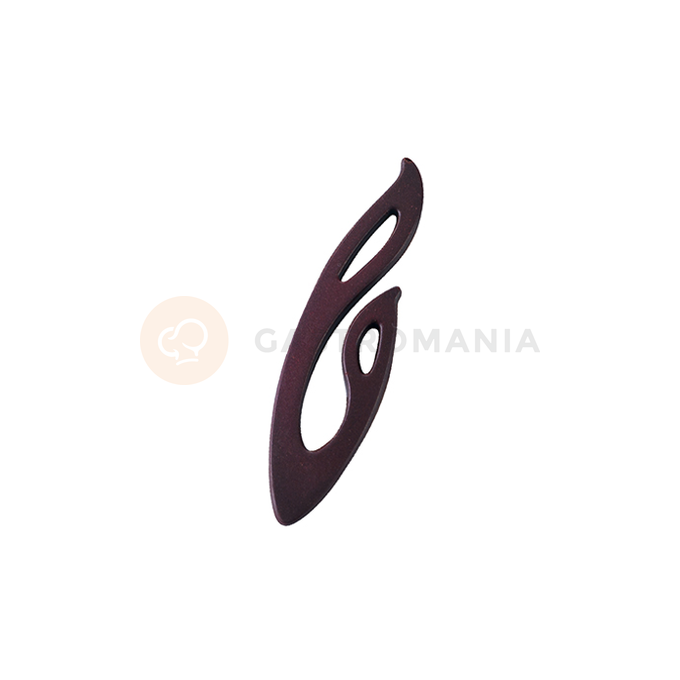 Forma z poliwęglanu do dekoracji czekoladowych - 18 szt. x 2/3g, 70x19 mm - 20-D009 | MARTELLATO, Decorations