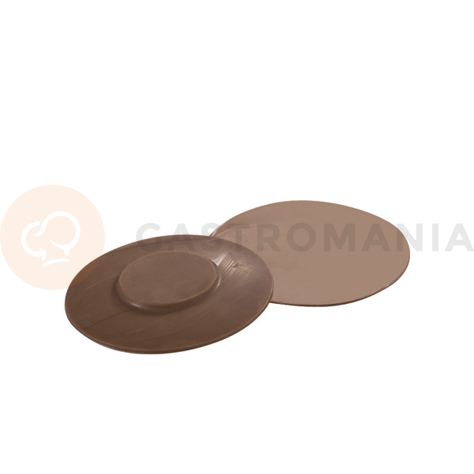 Forma z poliwęglanu do czekolady - Spodek mały, 5 szt. x 9g, 67x6,5 mm - MA1954 | MARTELLATO, Coffee Time