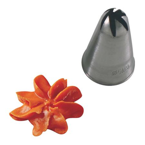 Tylka cukiernicza Kwiat, zestaw 5 szt. - 30x50x5 mm - BR330 | MARTELLATO, Flower &amp; Petals Nozzles