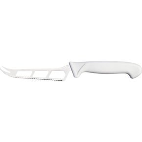Nóż do serów miękkich z otworami 15 cm - HACCP, biały | STALGAST, 283156