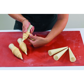 Plastikowe foremki do cannoli, stożki - 10 szt. 30x120 mm - CANNOLO | MARTELLATO, Cannoli Moulds