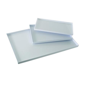 Taca, pudełko cukiernicze - 25,9x39,6x2 cm, białe - VASSOIOBMO | MARTELLATO, Easy Cover