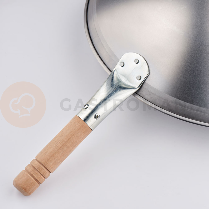 Patelnia wok, stal nierdzewna satynowana, średnica: 40 cm | STALGAST, 037400