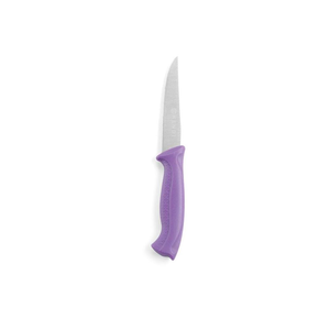 Nóż uniwersalny z ząbkowanym ostrzem - fioletowy, 20,5 cm | HENDI, 842171