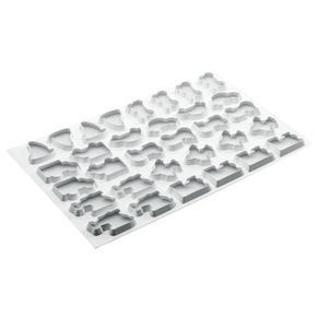 Ramka do wycinania ciastek, Pojazdy - 60x40cm - GTB10 | MARTELLATO, Plastic Cutters