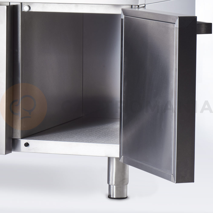 Kuchnia gazowa, 6-palnikowa z piekarnikiem elektrycznym 1200x700x850 mm, 36,5+7 kW, G30 | STALGAST, 9717230