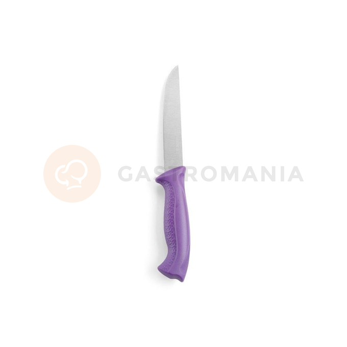 Nóż rzeźniczy - fioletowy, 28 cm | HENDI, 842478