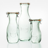 Butelka szklana z pokrywką, uszczelką i spinkami o pojemności 0,53 ml - komplet 6 sztuk | WECK, WE-764-60PUZ
