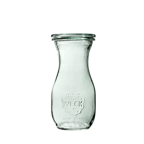 Butelka szklana o pojemności 290 ml - komplet 6 sztuk | WECK, Saftflashe