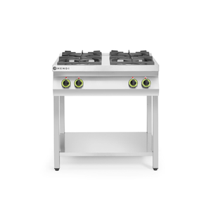 Kuchnia gazowa 4-palnikowa na otwartej podstawie, 80x70x90 mm | HENDI, Kitchen Line