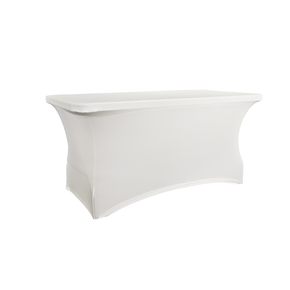 Pokrowiec na stół prostokątny V-STP150 w kolorze białym | VERLO, V-P150-W
