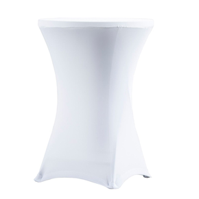 Pokrowiec na stół koktajlowy - okrągły V-ST80 w kolorze białym | VERLO, V-C80-W