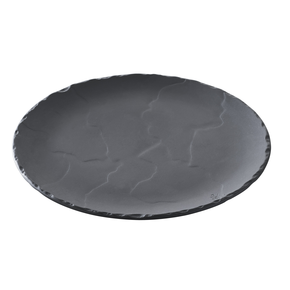 Talerz okrągły 32 cm, czarny | REVOL, Basalt