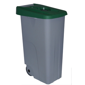 Pokrywa z otworem do kosza na śmieci DE-23250 na śmieci w kolorze zielonym | TOM-GAST, DE-23250-G