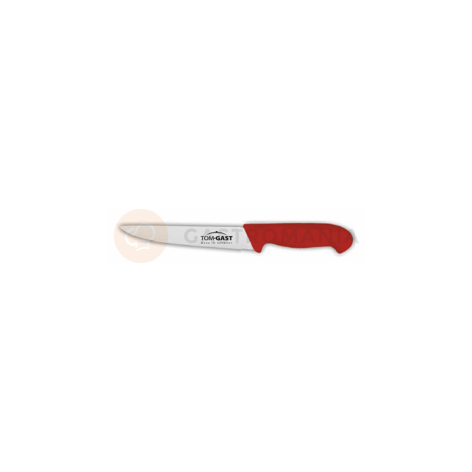 Nóż uniwersalny o długości 18 cm czerwony | TOM-GAST, T-3500-18R