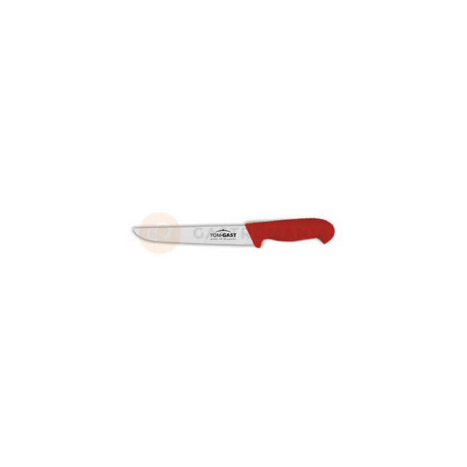 Nóż masarski o długości 24 cm czerwony | TOM-GAST, T-4500-24R