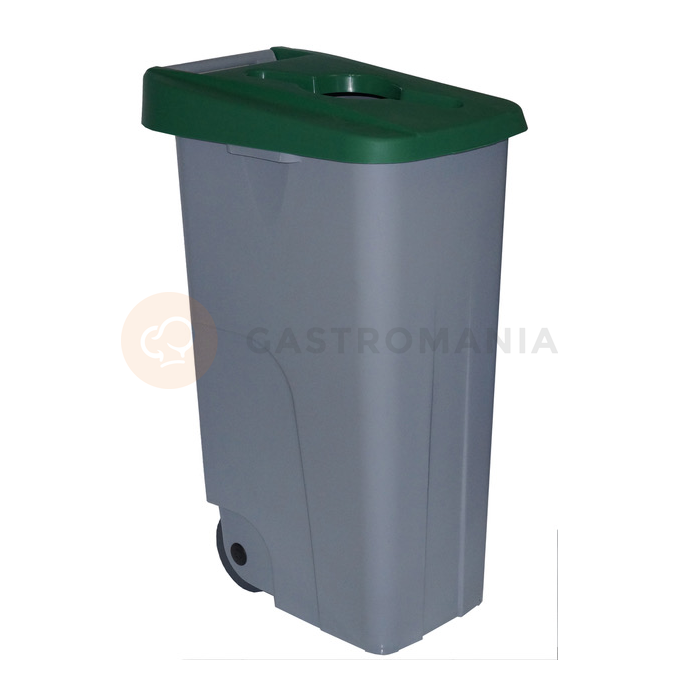 Pokrywa z otworem do kosza na śmieci DE-23250 na śmieci w kolorze zielonym | TOM-GAST, DE-23250-G