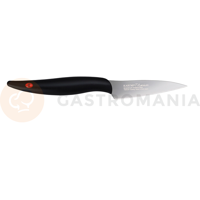 Nóż japoński do warzyw w kolorze czarnym o długości 8 cm | KASUMI, K-22008