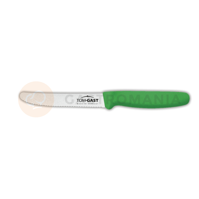 Nóż uniwersalny o długości 11 cm zielony | TOM-GAST, T-8500-11GR