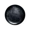 Talerz płaski okrągły 31 cm, czarna porcelana | RAK, Karbon