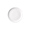 Okrągły, porcelanowy talerz płaski, 24 cm, biała porcelana | RAK, Ska