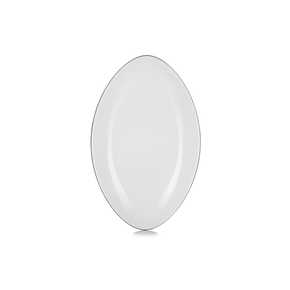 Biały talerz owalny 35 x 22,3 cm | REVOL, Equinoxe
