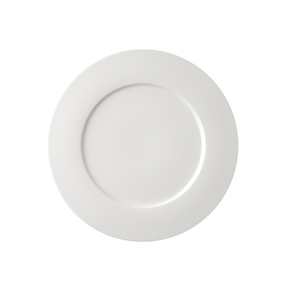 Biały talerz płaski 25 cm, porcelana | RAK, Fine Dine