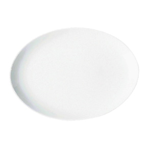 Półmisek owalny 21x15 cm, biała porcelana  | RAK, Nano