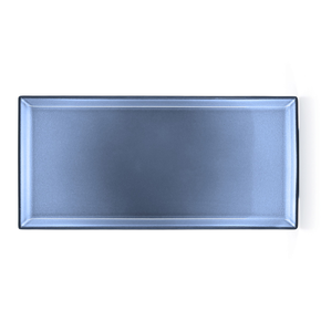 Niebieski talerz prostokątny 32,5 x 15 cm | REVOL, Equinoxe
