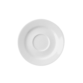 Spodek o średnicy 15 cm do filiżanek 150, 180, 200 oraz 220 ml i sosjerek BAGB35 i BACS18, biała porcelana | RAK, Banquet